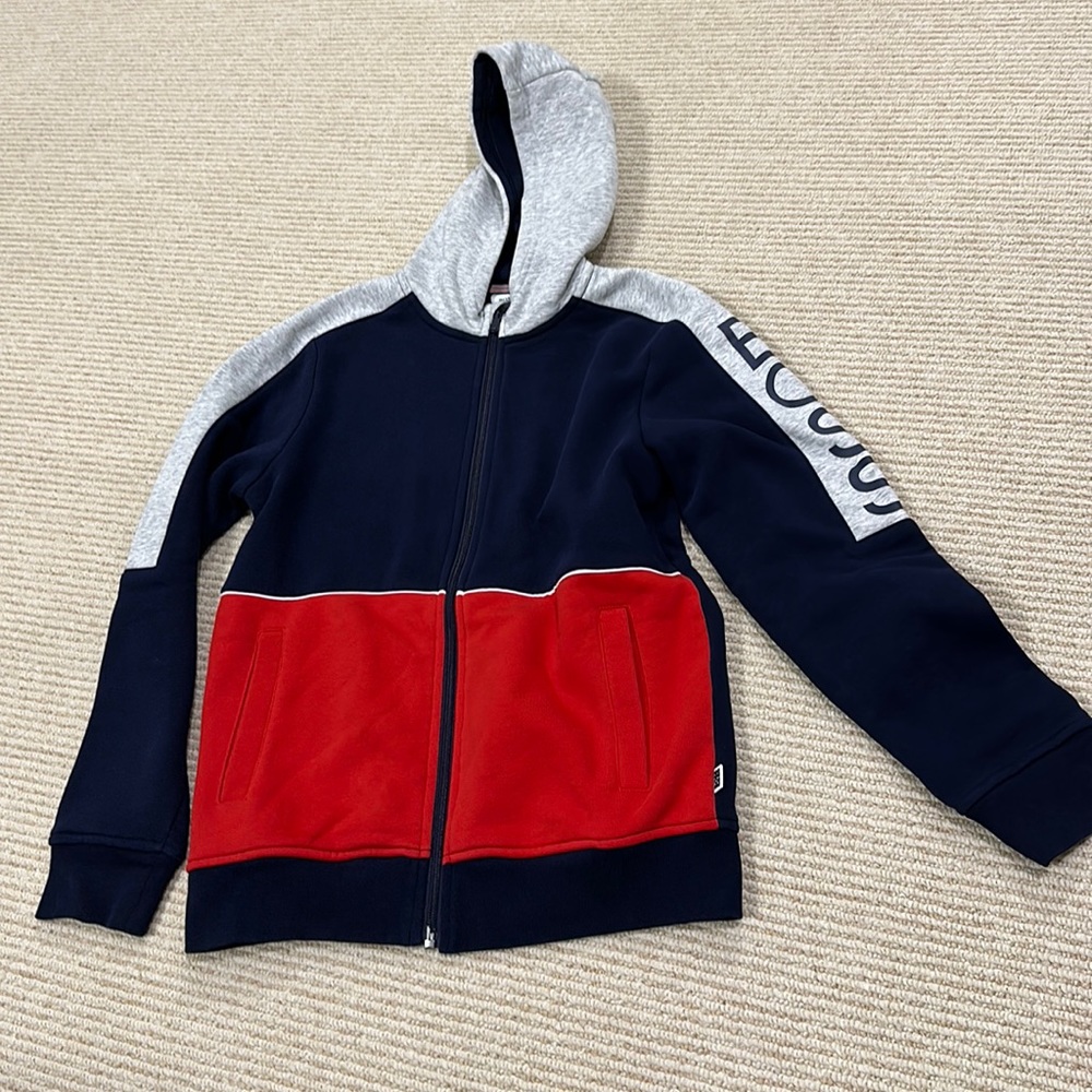 Boss zip up hoodie size 12 excellent condition worn once